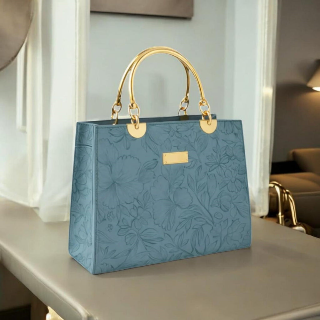 Astali Azure Floral Tote Bag